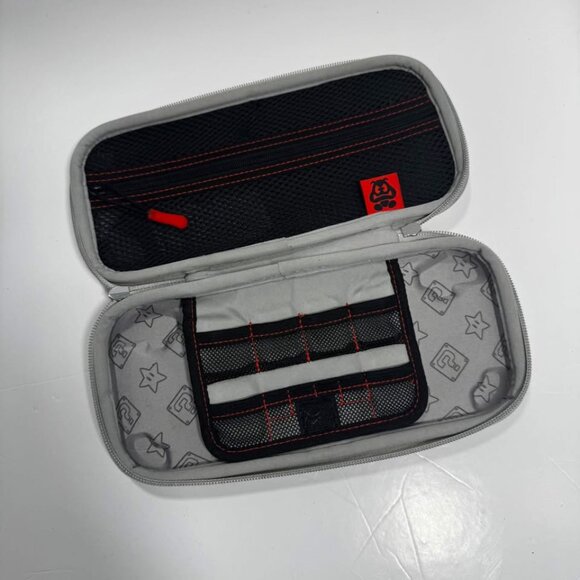 Nintendo Switch Console Deluxe White Mario Travel Carrying Case 8E - Picture 3 of 7